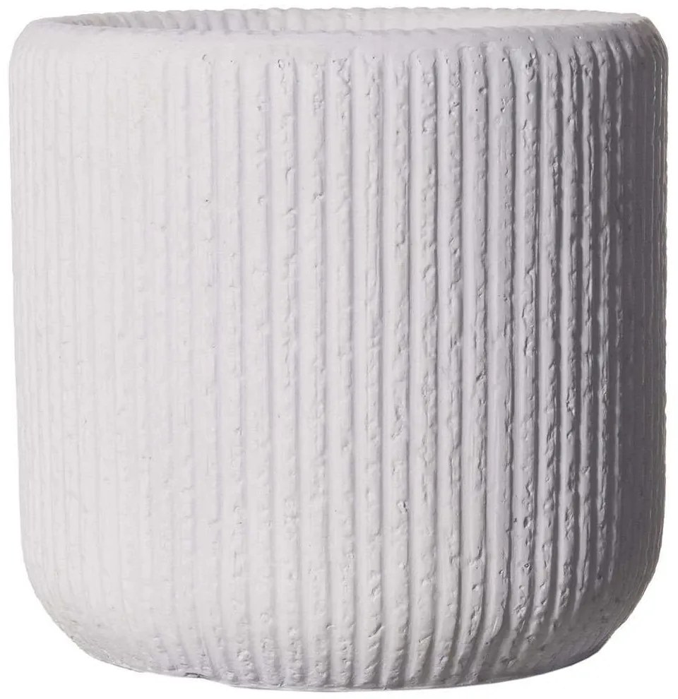 Κασπώ Πήλινο Stripe D-0270-8 50x50x47cm White Supergreens Clay