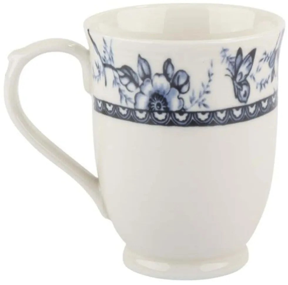 Κούπα Tiffany PR24324B10 340ml White-Blue Oriana Ferelli® Πορσελάνη