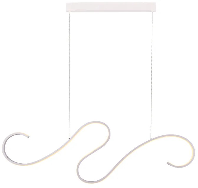 Φωτιστικό Κρεμαστο Aca YL1809LEDPWH CALISTA Λευκό (White) 3000K