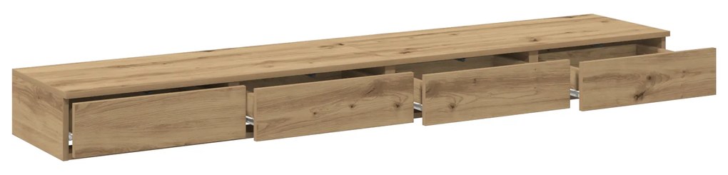 vidaXL Κομοδίνα από ξύλο καλλιτέχνη 200x36.5x16.5 cm Επεξεργασμένο ξύλο