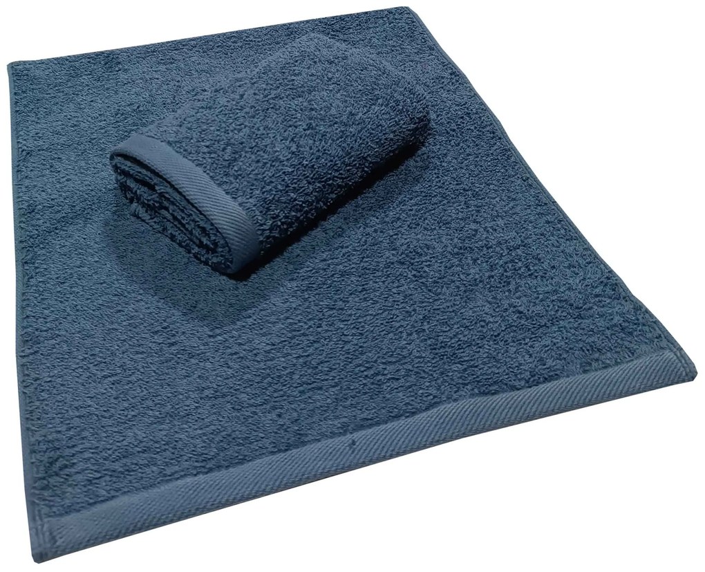 Πετσέτα Βαμβακερή Χειρός 30x50εκ. Dark Blue Komvos Home 7001419-19