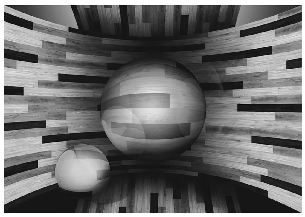 Φωτοταπετσαρία - Gray sphere 100x70