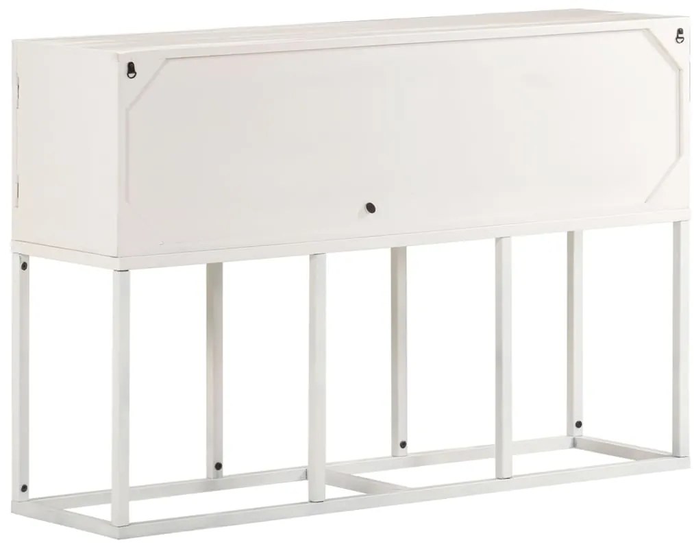 vidaXL Κονσόλα 115 x 30 x 76 εκ. από Μασίφ Ξύλο Μάνγκο