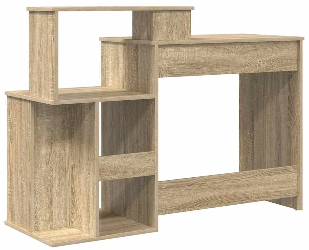 vidaXL Γραφείο Δρύς Sonoma 120,5 x 44 x 88,5 εκ Επεξεργασμένο ξύλο