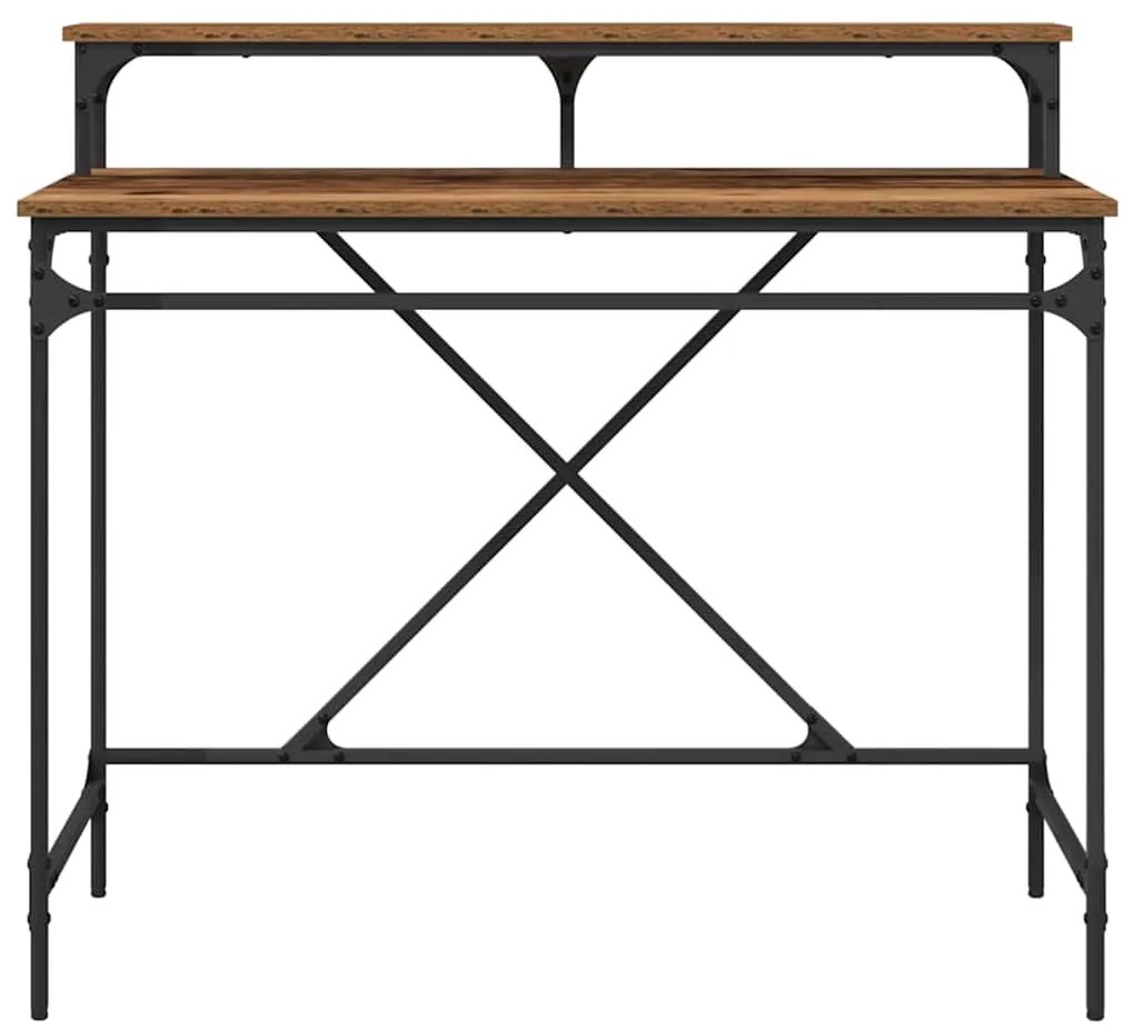 vidaXL Γραφείο Παλιό Ξύλο 100 x 50 x 90 cm Επεξεργασμένο ξύλο