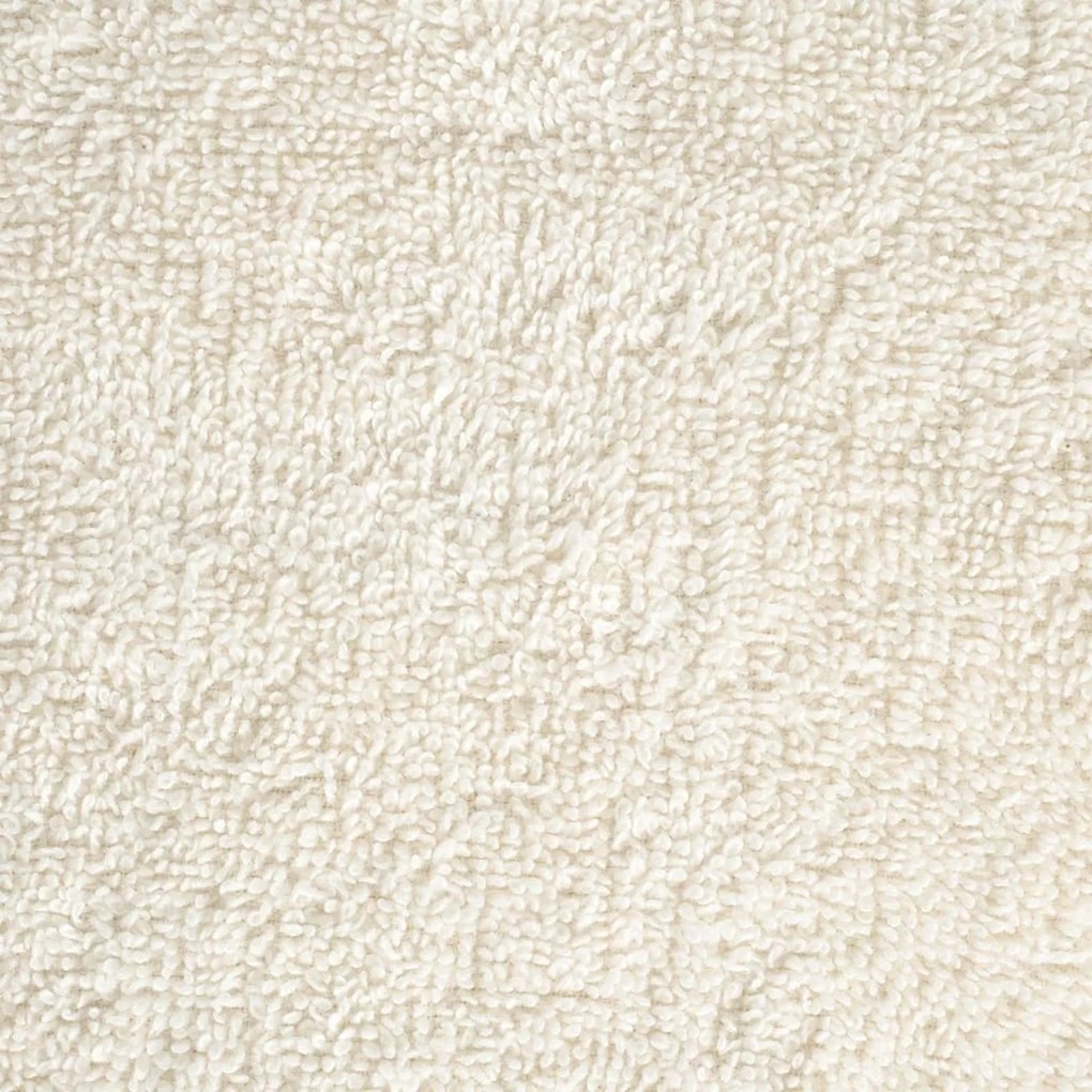 vidaXL Πετσέτες 10 pcs Κρεμ 15 x 21 cm Βαμβάκι