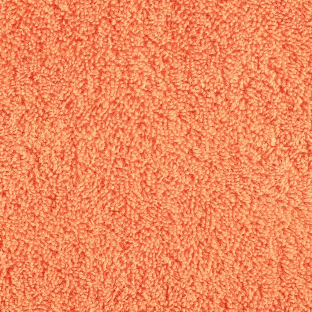 vidaXL Πετσέτες Premium SOLUND 4 Τεμ. Πορτοκαλί 100x200 εκ. 600 γρ/μ²