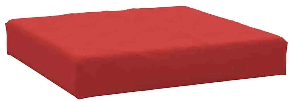 vidaXL Μαξιλάρι Παλέτας Κόκκινο 60x60x9,5 εκ. Ύφασμα Oxford