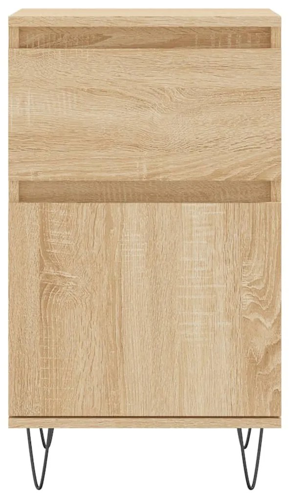 vidaXL Συρταριέρα Sonoma Δρυς 40 x 35 x 70 εκ. από Επεξεργασμένο Ξύλο