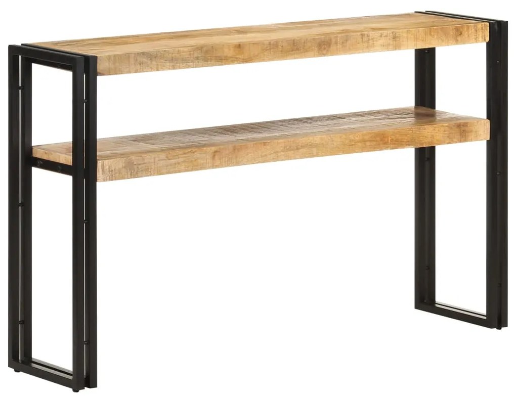 vidaXL Τραπέζι Κονσόλα 120 x 30 x 75 εκ. από Ακατέργαστο Ξύλο Μάνγκο