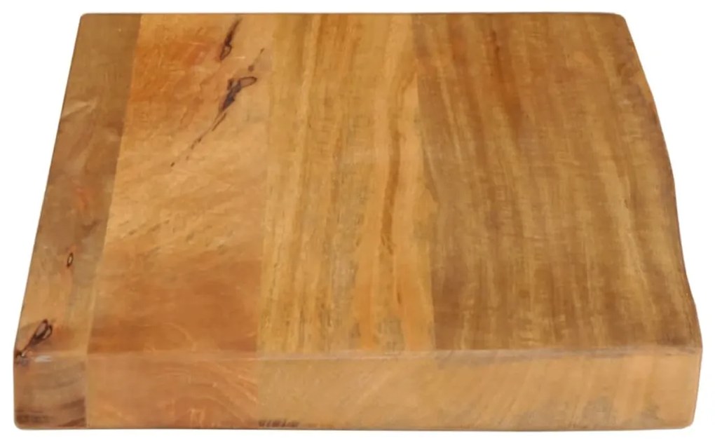 vidaXL Επιφάνεια Τραπεζιού 40x20x3,8 εκ. Live Edge Μασίφ Ξύλο Μάνγκο