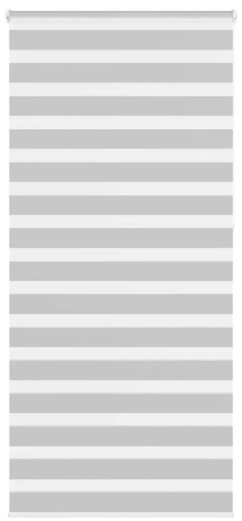 vidaXL Ζέβρα τυφλή Ανοιχτό Γκρι Πλάτος υφάσματος 105,9 εκ. Πολυεστέρας