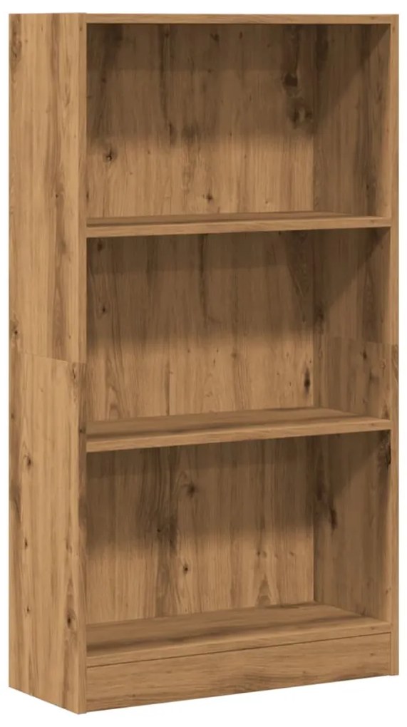 vidaXL Βιβλιοθήκη Αρτισιανή Δρυς 60x24x109 εκ. από Επεξεργασμένο Ξύλο