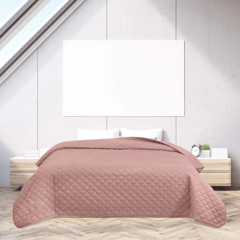 ΚΟΥΒΕΡΛΙ ΡΟΖ ΣΚΟΥΡΟ MICROFIBER 220X230 San Lorentzo 010006PINK