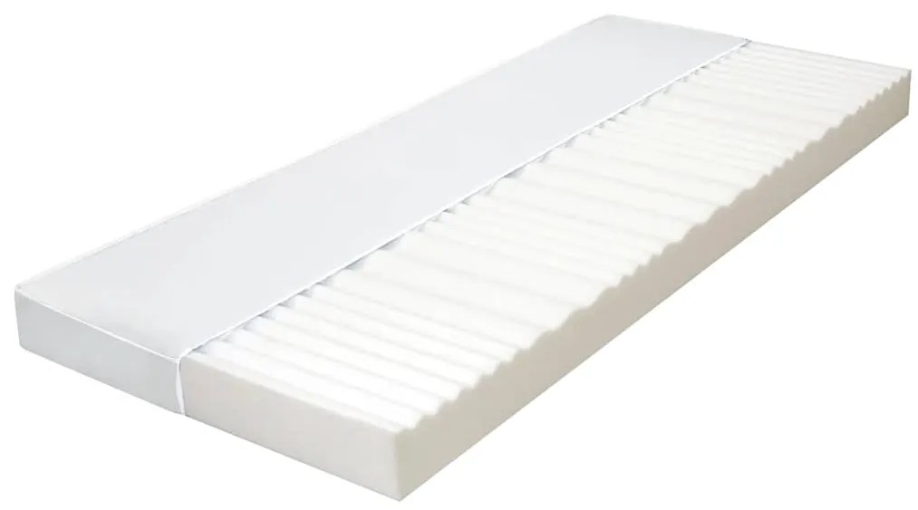 vidaXL Στρώμα με 7 Ζώνες 120x200 εκ./10 εκ. Αφρός Πολυουρεθάνης H2 H3