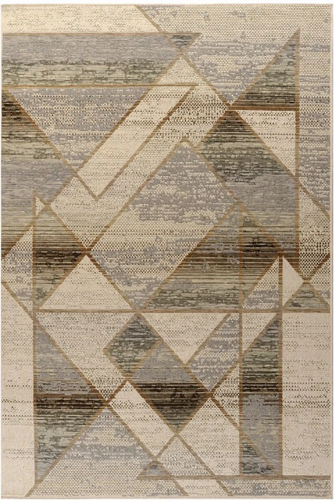 Χαλί Kemet 55004-106 Beige-Grey Merinos 133X190cm