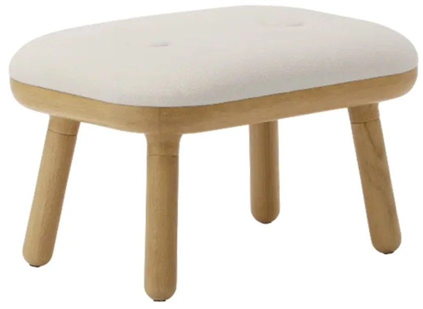 Σκαμπό Χαμηλό Paff 5610C5610-1C732-02 50x35x30.5cm Oak White Sands Umage