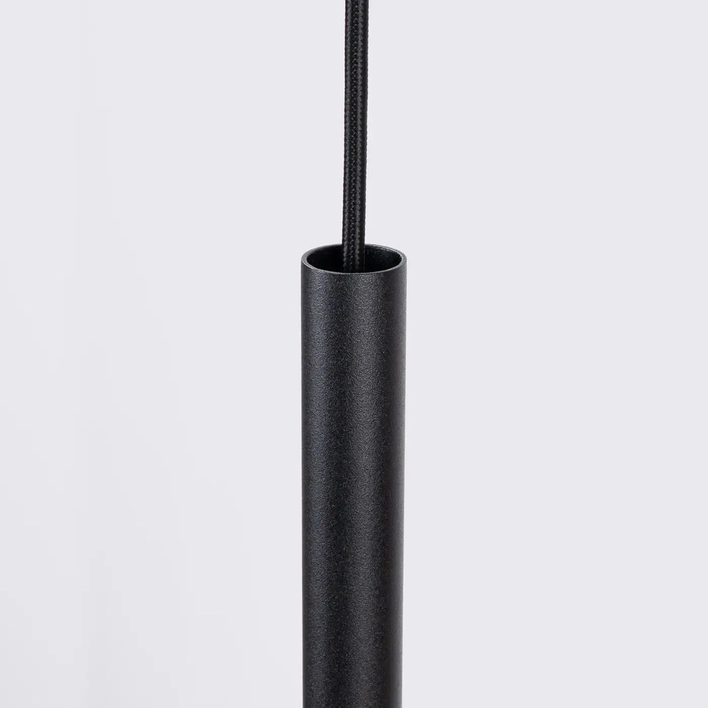 Κρεμαστό φωτιστικό FELTRO 1 μαύρο/μπεζ/τσόχα/χάλυβας/1x8W