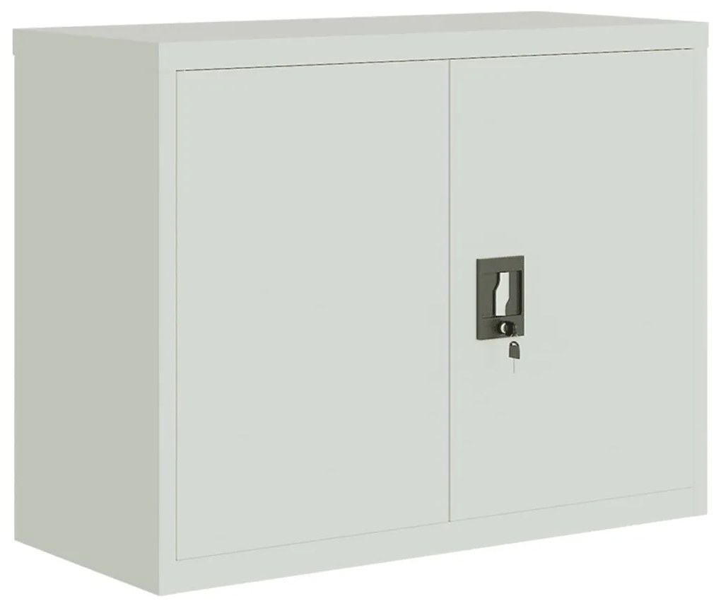 vidaXL Αρχειοθήκη Αν. Γκρι 90 x 40 x 110 εκ. Ατσάλινη