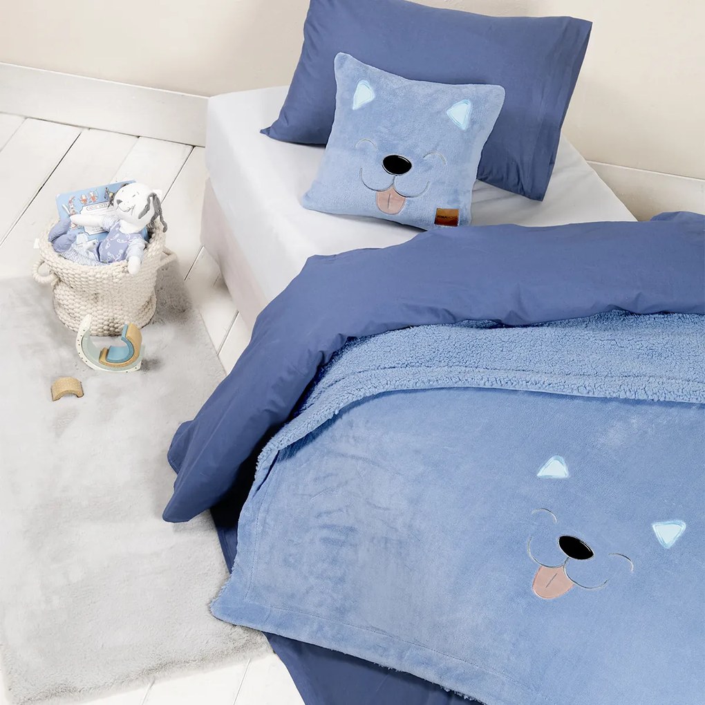 Κουβέρτα Fleece Μονή Με Γουνάκι (160x220) Nima Tony