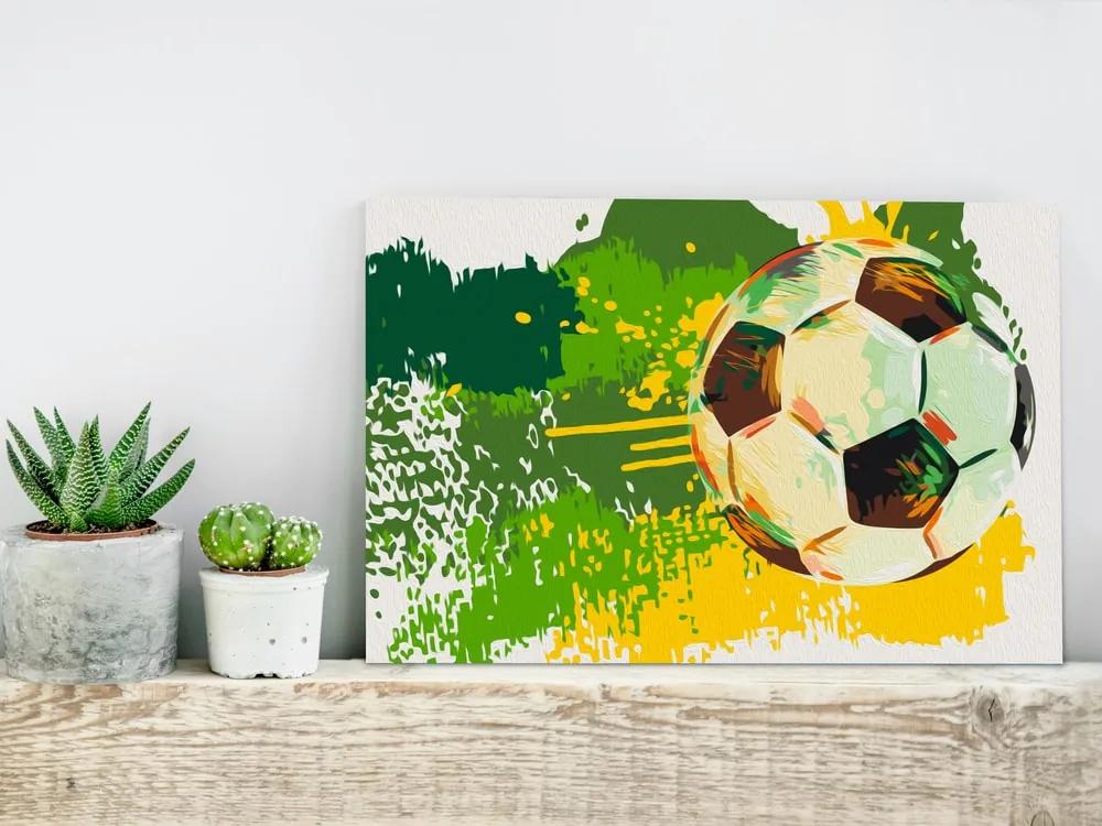 Ζωγραφική με αριθμούς μπάλα ποδοσφαίρου - Συναισθήματα ποδοσφαίρου