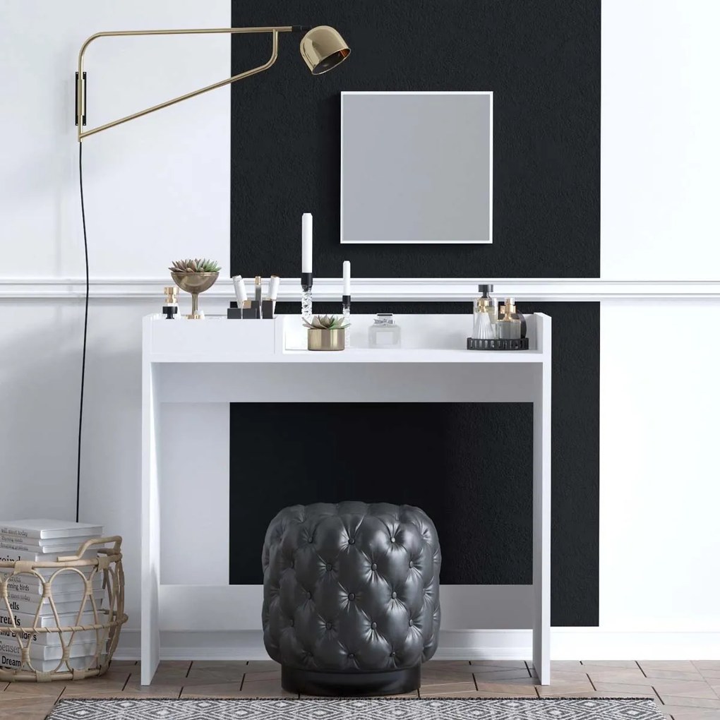 Μπουντουάρ Με Καθρέφτη (90x35x82) A-G Minos 393MRD1319 White