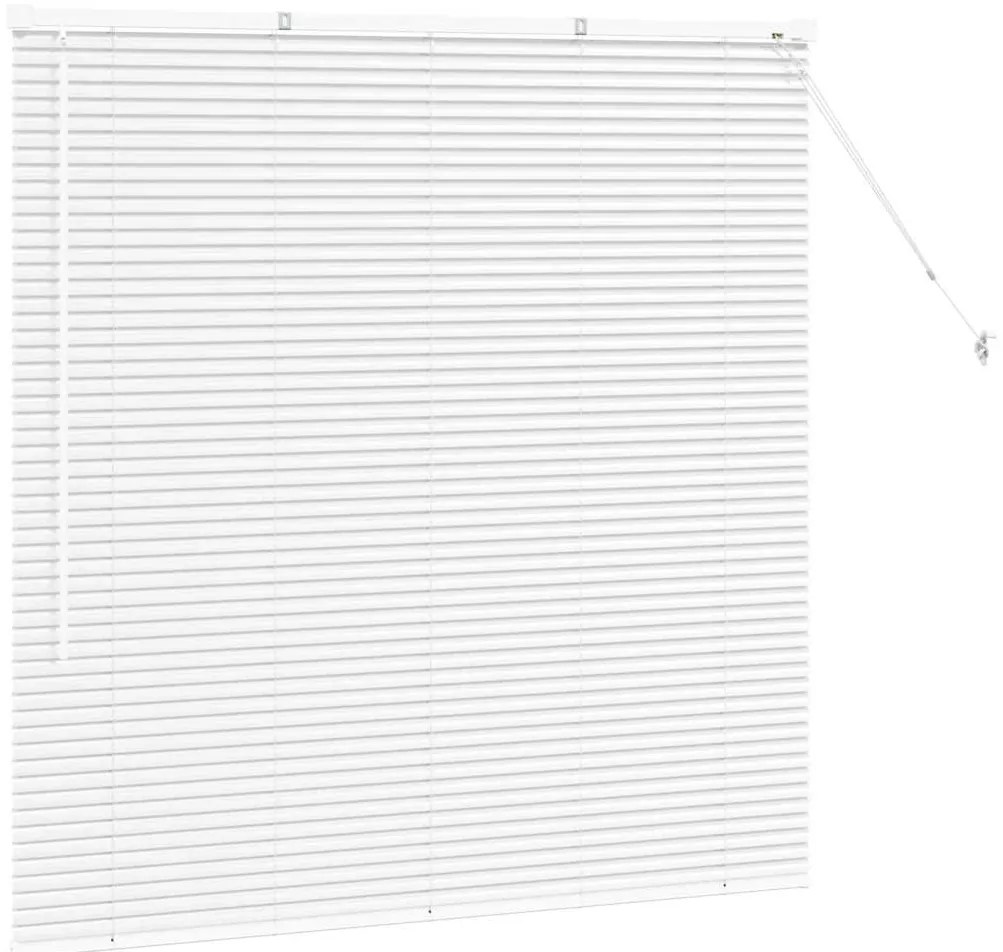 vidaXL Ρολό Παραθύρου με κουρτίνες Άλλο Λευκό 135 x 130 εκ Αλουμίνιο