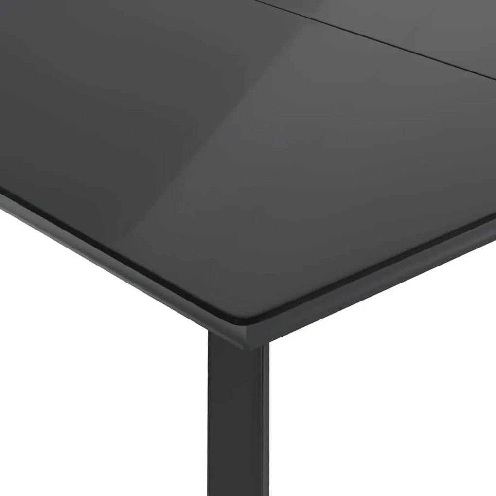 vidaXL Σετ Τραπεζαρίας Κήπου 7 τεμ. Γκρι Συνθ. Ρατάν με Μαξιλάρια