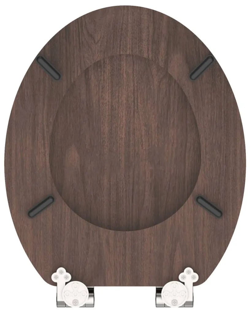 SCHÜTTE Κάλυμμα Λεκάνης DARK WOOD με Soft Close από MDF