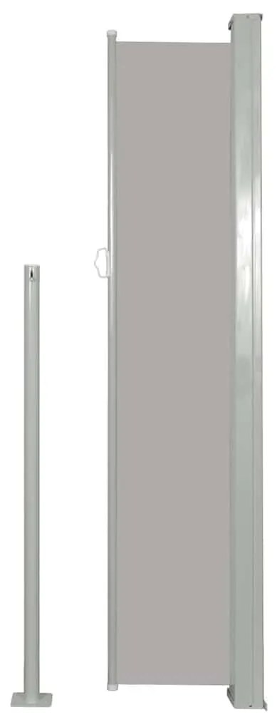 vidaXL Σκίαστρο Πλαϊνό Συρόμενο Βεράντας Γκρι 170 x 300 εκ.