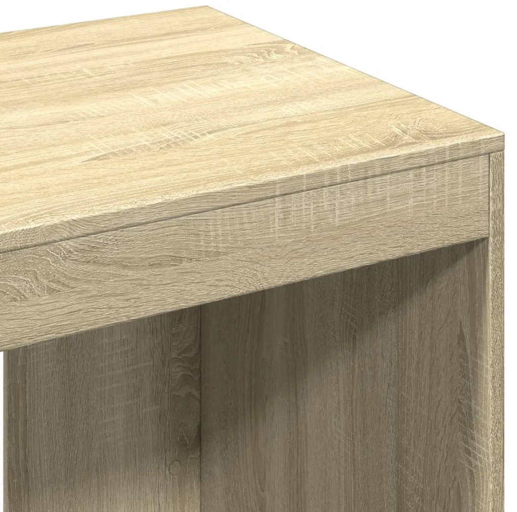 vidaXL Γραφείο Sonoma Δρυς 103,5x56,5x94 εκ. από Επεξεργασμένο Ξύλο