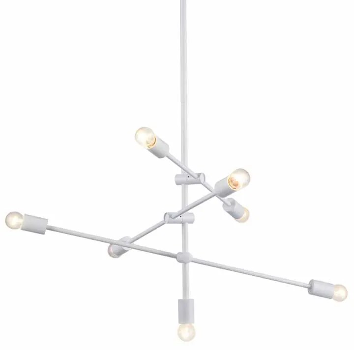 Φωτιστικό Οροφής Πολύφωτο Aca Luther OD680107WH White Matt
