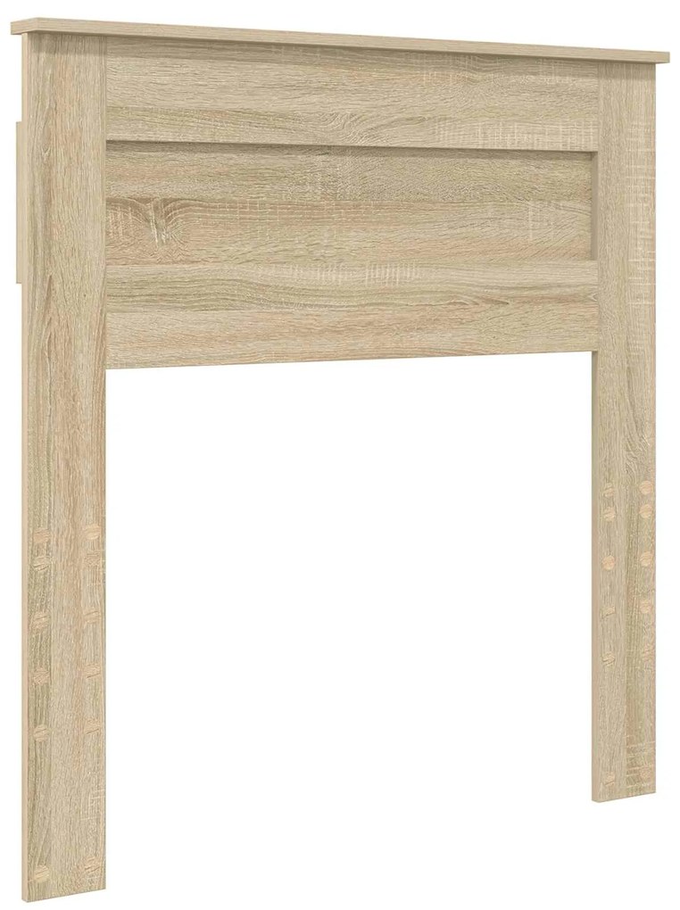vidaXL Κρεβάτι Αποθήκης Δρύς Sonoma 90 x 190 cm Επεξεργασμένο ξύλο