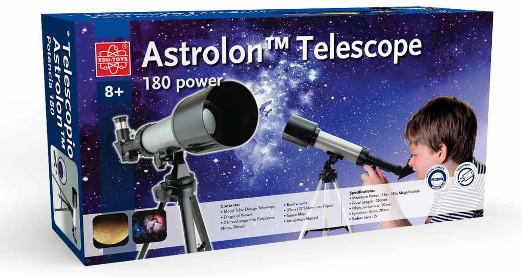 Τηλεσκόπιο με Ζoom 180 X 50mm TS057 EDU SCIENCE