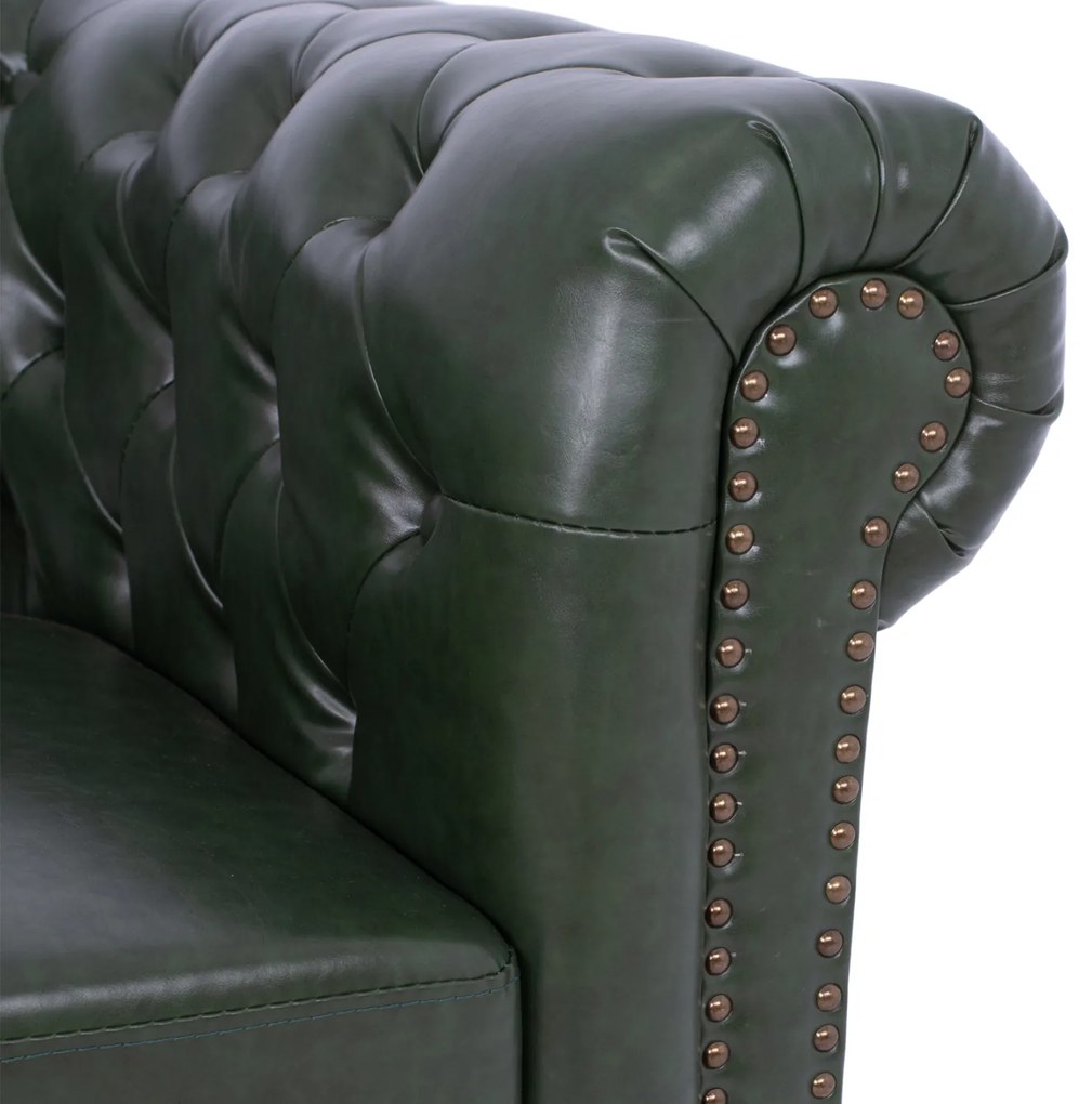 ΚΑΝΑΠΕΣ 2ΘΕΣΙΟΣ T.CHESTERFIELD HM3010.08 ΤΕΧΝΟΔΕΡΜΑ ΚΥΠΑΡΙΣΣΙ 150x90x72 εκ. - 0513501 - HM3010.08