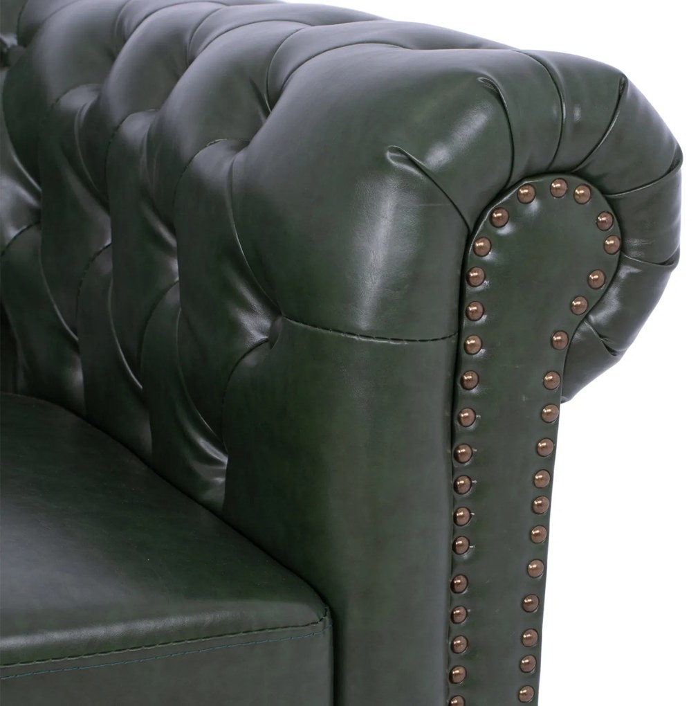 ΚΑΝΑΠΕΣ 2ΘΕΣΙΟΣ T.CHESTERFIELD HM3010.08 ΤΕΧΝΟΔΕΡΜΑ ΚΥΠΑΡΙΣΣΙ 150x90x72 εκ. - HM3010.08