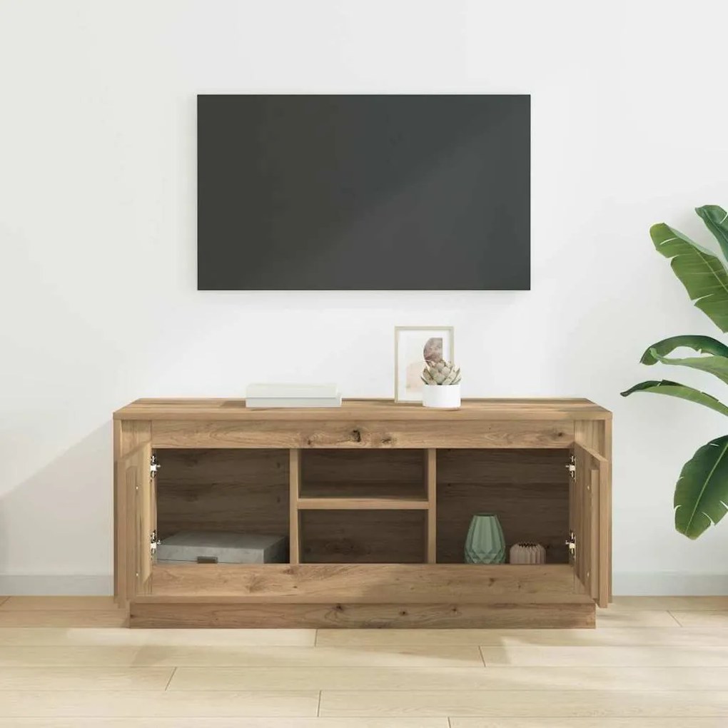 vidaXL Ντουλάπι TV Artisan Oak 102 x 35 x 45 εκ. Επεξεργασμένο ξύλο