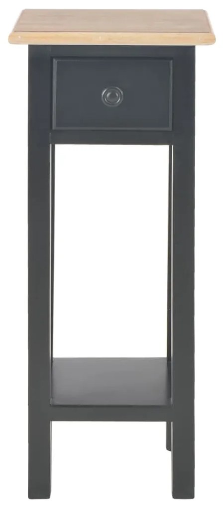 vidaXL Τραπεζάκι Βοηθητικό Μαύρο 27 x 27 x 65,5 εκ. Ξύλινο