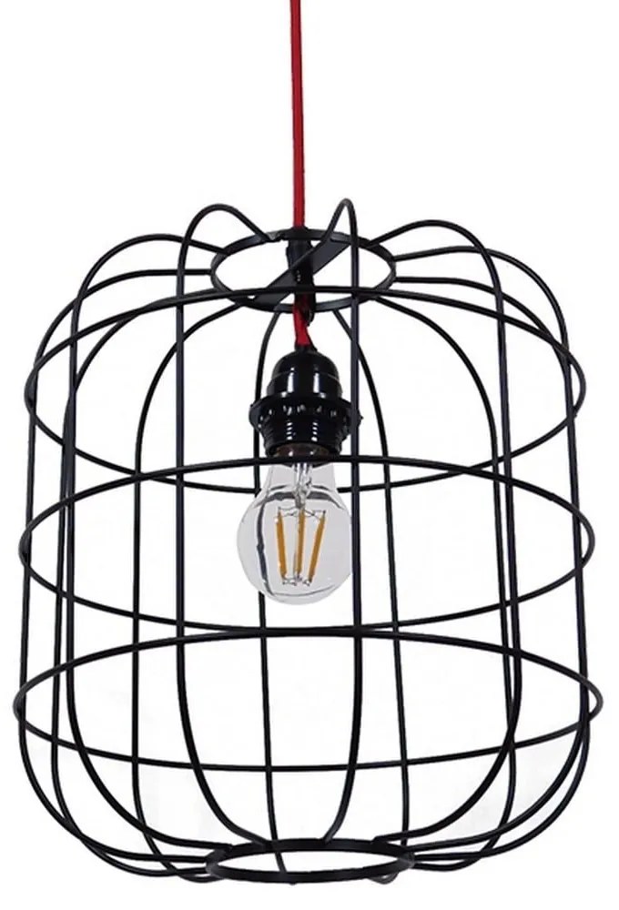 Φωτιστικό Οροφής Parrot 01099 Black GloboStar Metal