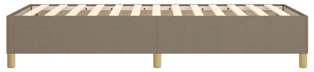 vidaXL Πλαίσιο Κρεβατιού Boxspring Taupe 80 x 200 εκ. Υφασμάτινο