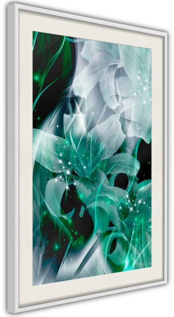 Αφίσα - Poisonous Flowers - 40x60 - Χρυσό - Χωρίς πασπαρτού