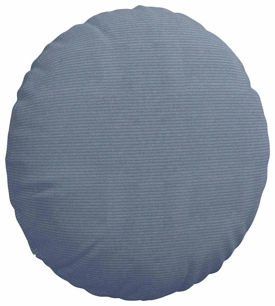 vidaXL Μαξιλάρια καθισμάτων 2 pcs Μπλε Ø 80 cm Υφασμάτινο Κορντουρά