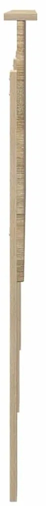 vidaXL Κεφαλάρι με κεφαλάρι Δρύς Sonoma 160 cm Επεξεργασμένο ξύλο