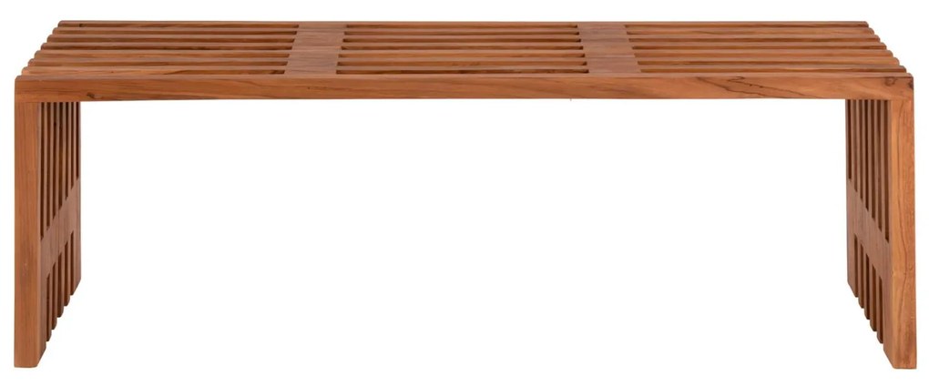 Παγκάκι NYA C9829 απο Μασίφ Ξύλο TEAK σε Φυσικό 139,5x34,5x48,5Υεκ. 139.5x34.5x48.5 εκ.