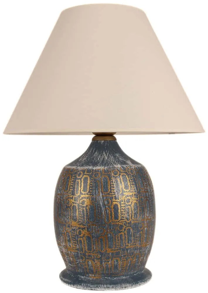 Φωτιστικό Επιτραπέζιο 687HMY1494 Φ35x51cm 1xE27 40W Multi-Blue Opviq