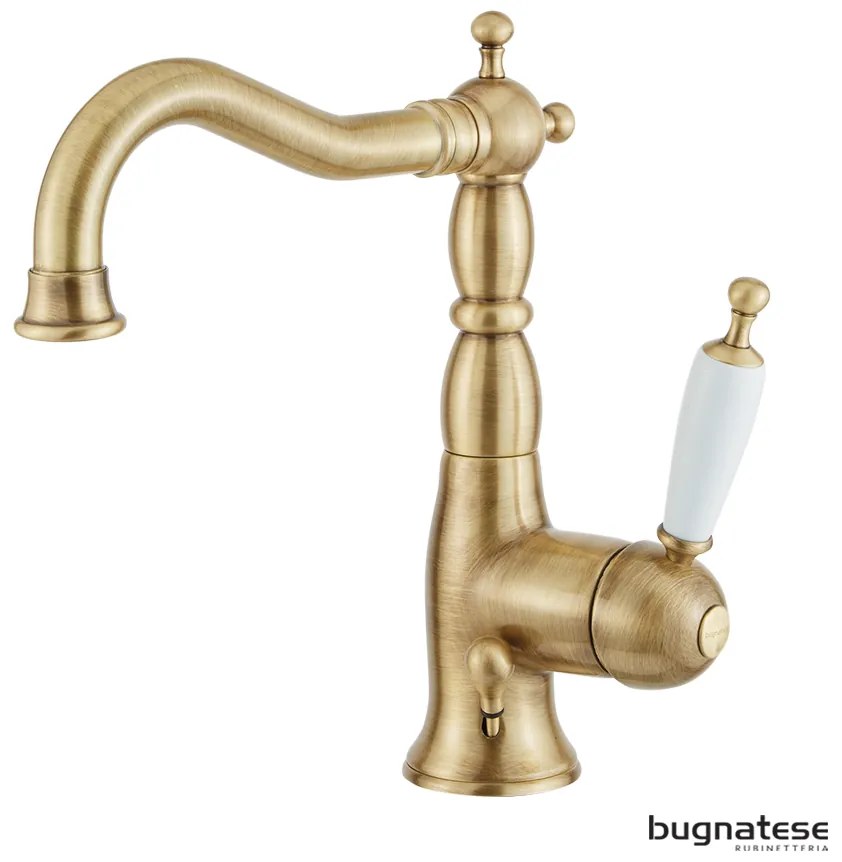 Μπαταρία Νιπτήρα με Αυτόματη Βαλβίδα Oxford Bugnatese Bronze 6313-220