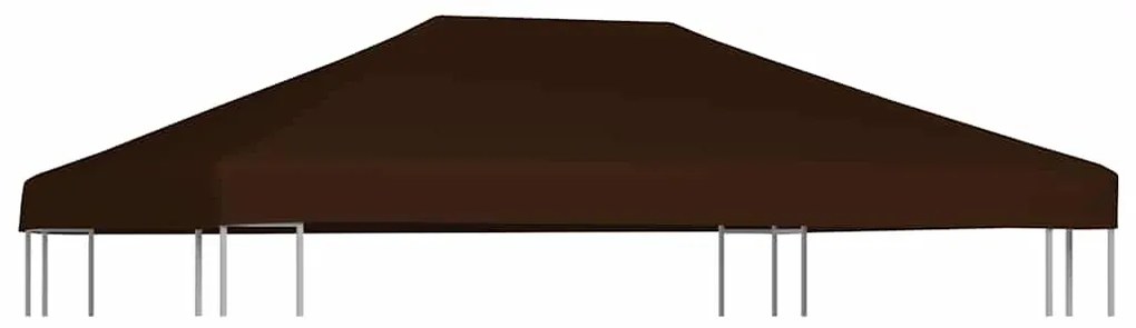 vidaXL Κάλυμμα για Κιόσκι Καφέ 3 x 4 μ. 310 γρ./μ²