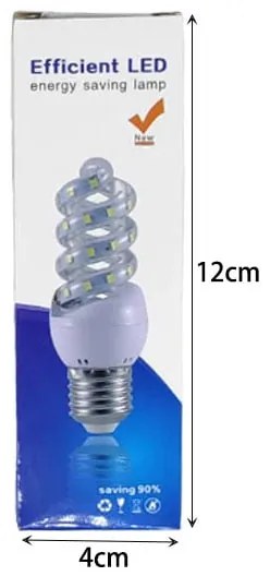 Λάμπα LED 5W E27 σπιράλ- Light bulb