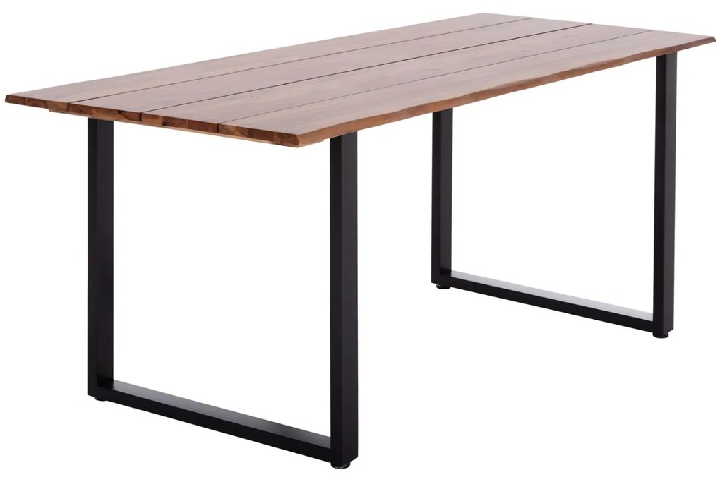 Τραπέζι Τραπεζαρίας FRIGGO Ξύλο Ακακίας πάχους 2,6 εκ. σε Φυσικό 160x80x76Υεκ. 160x80x76 εκ.