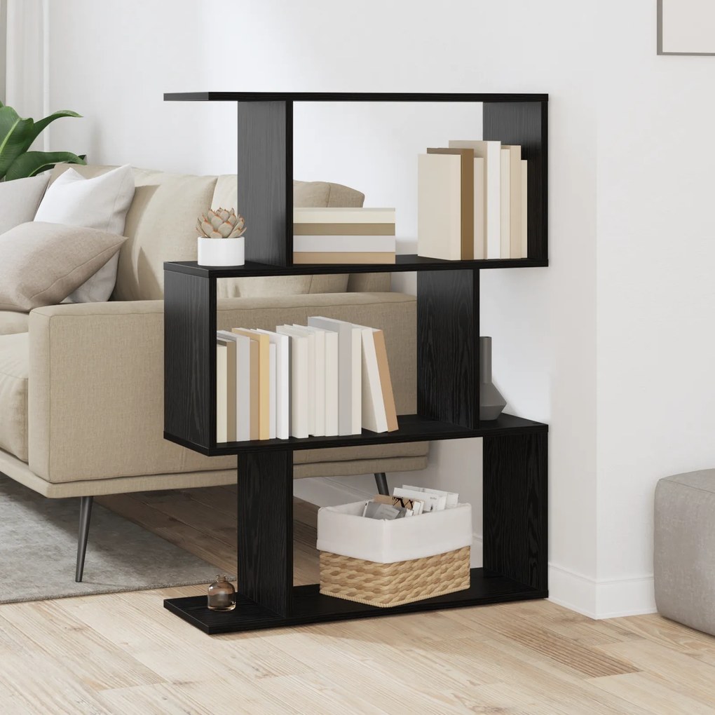 vidaXL Βιβλιοθήκη Καστανό 70 x 24 x 97 εκ. Επεξεργασμένο ξύλο